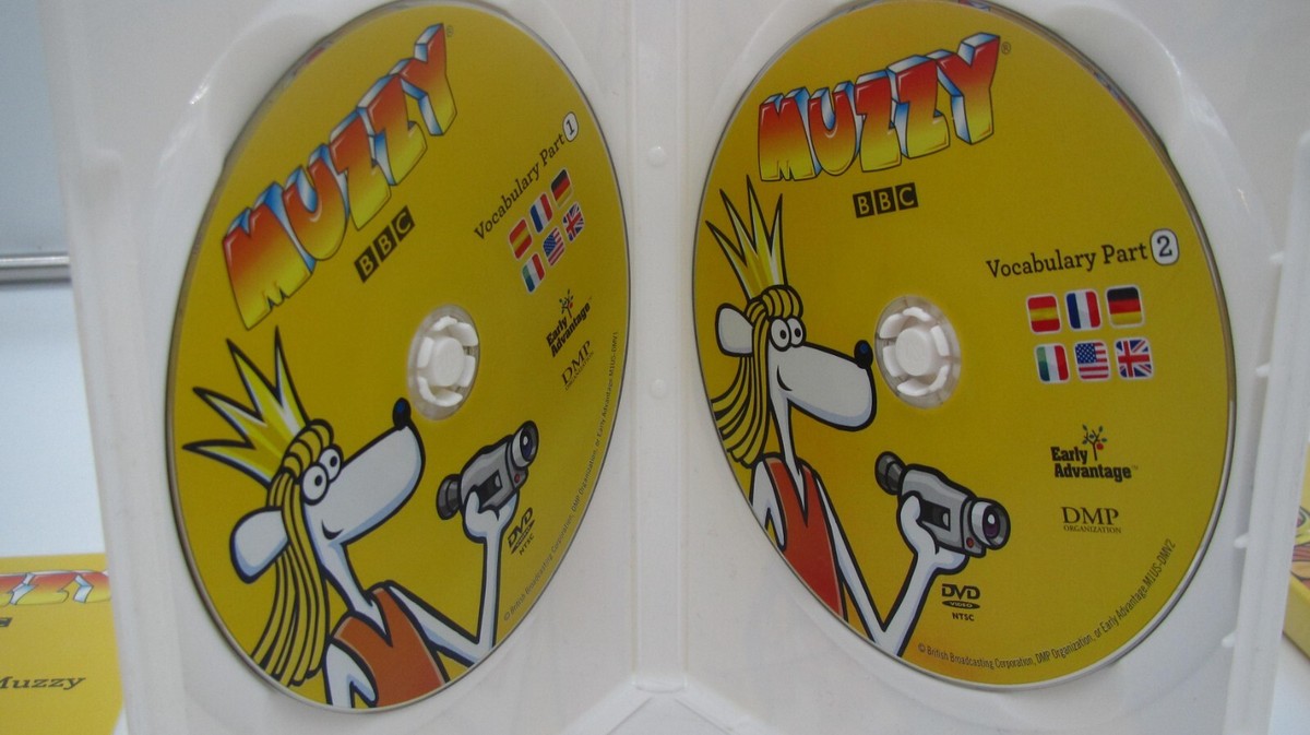 BBC 「MUZZY」 DVDセット- ENGLISH MUZZY BBC 6-DVD Set – MUZZY BBC Language Learning For Children