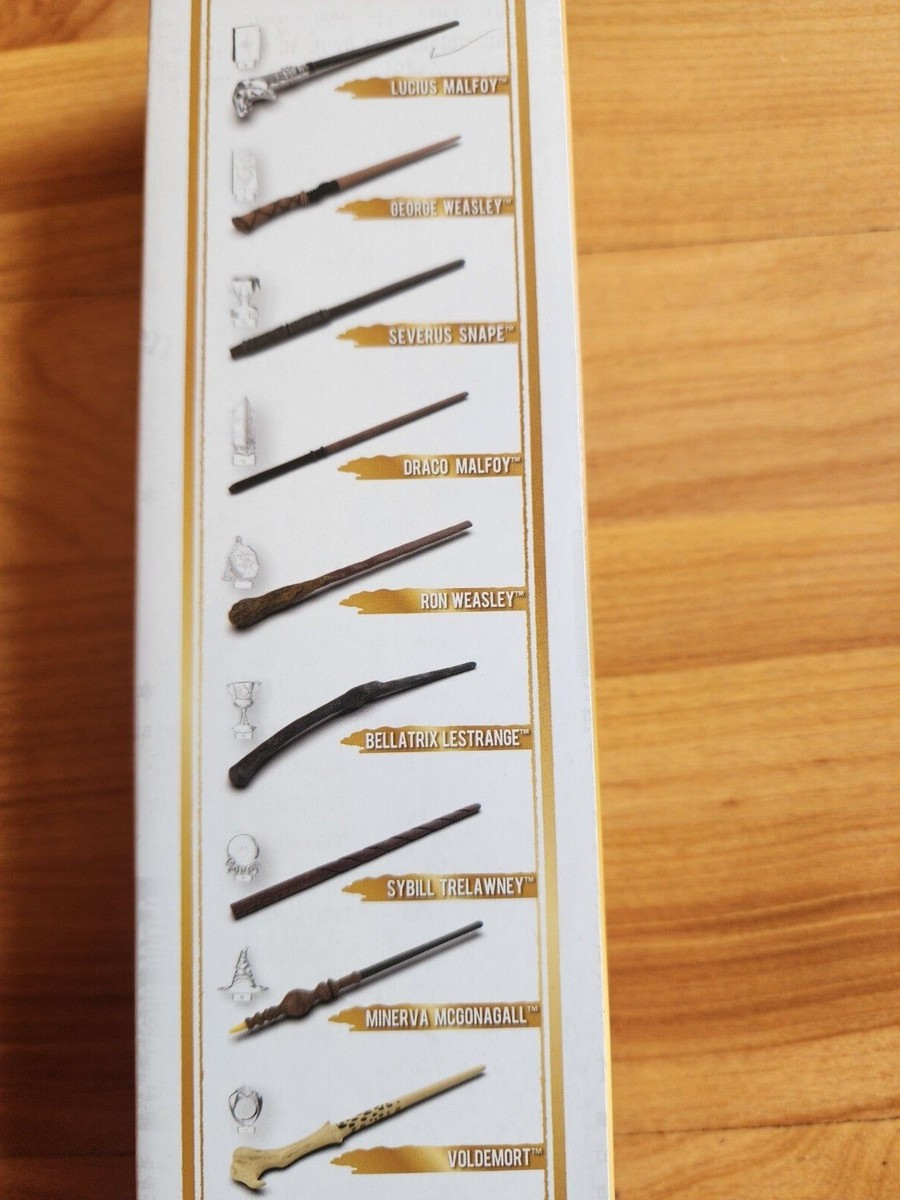 Harry Potter Mystery Magical Collector Wands 9 wand set die cast