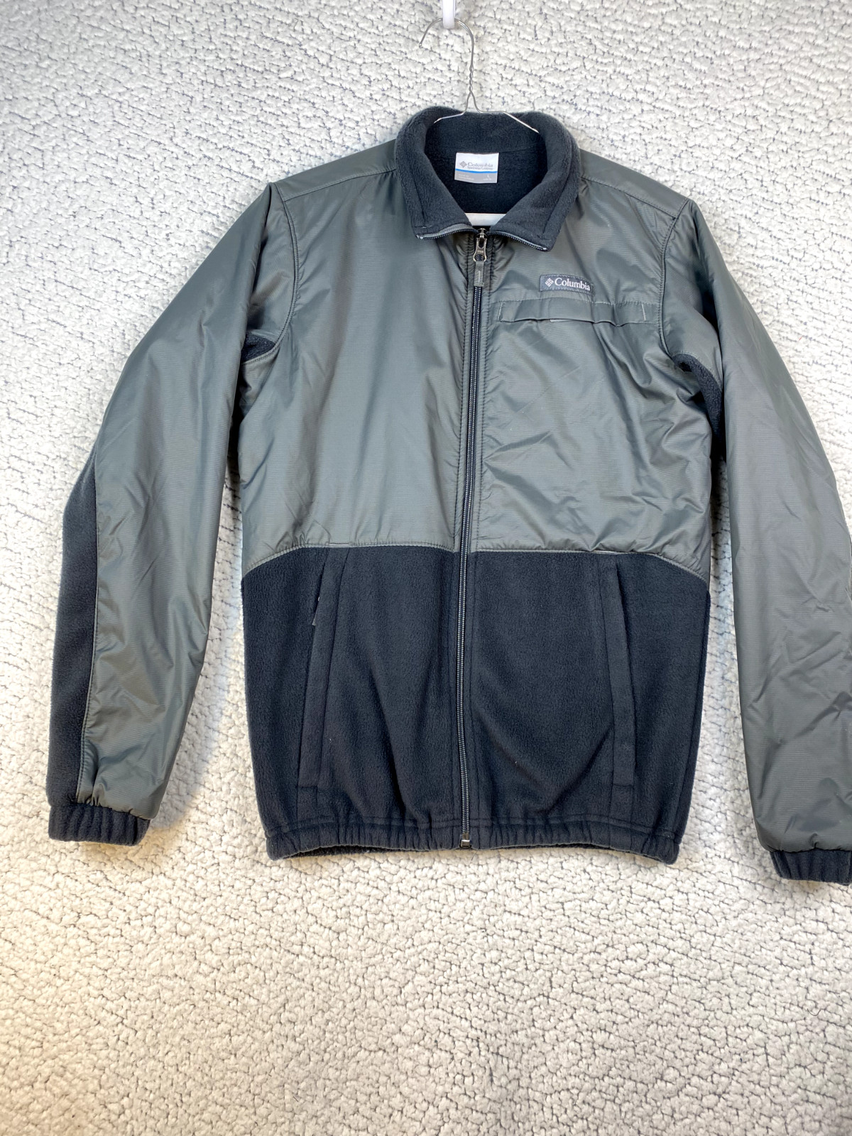 Boys L Full Zip Black Outdoor Casual Comfort Classic