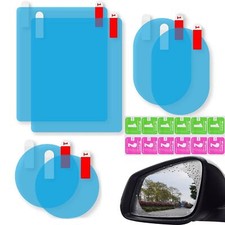 6 Pcs Car Rearview Mirror Waterproof Film Rainproof Window Film Stickers
