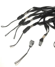 5x BLACK Neck Strap Lanyard for Mp3 Cell Phone USB Flash Drive ID 16" FREE SHIP