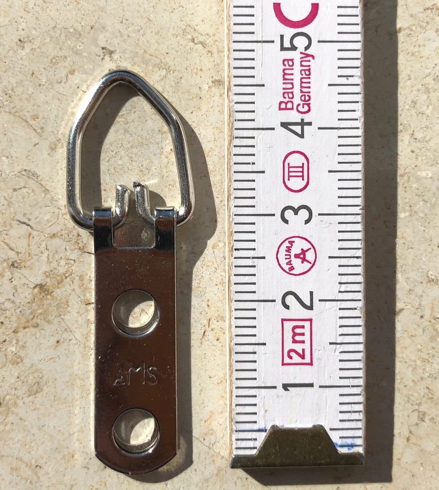 stabile ovale AMS Aufhänger, Bilderaufhänger für Keilrahmen, Bilderrahmen etc.