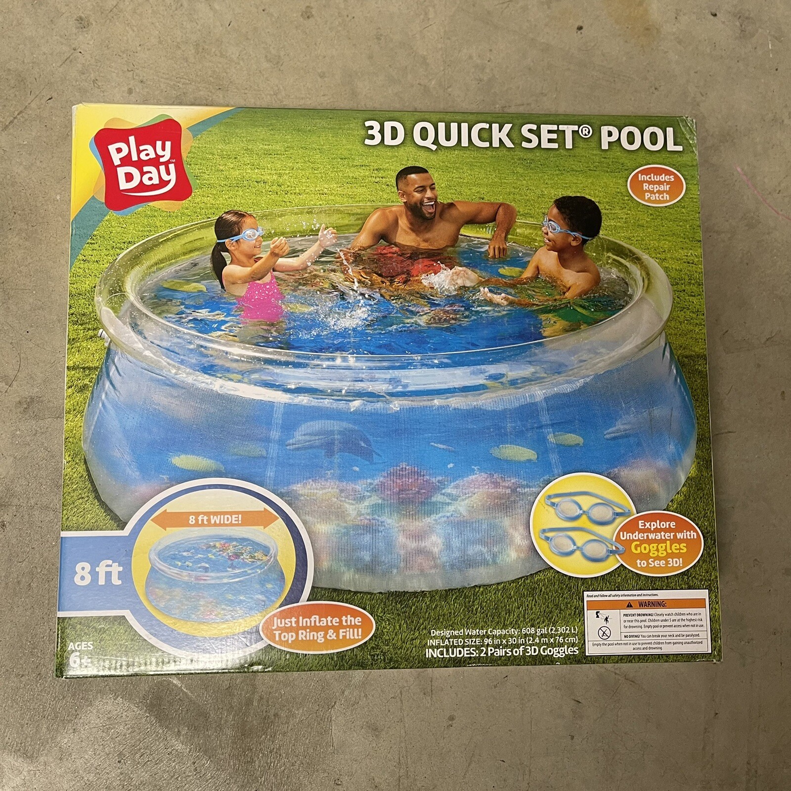 8ft quick set pool