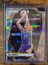 2024 Panini Prizm WNBA Rae Burrell Silver Cracked Prizm #62 Los Angeles Sparks