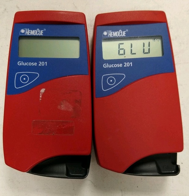 2x HemoCue Glucose 201 Hemoglobin Blood System Analyzer eBay