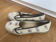 Schuhe Ballerinas Vans KVD Damen Slip On Sneaker creme Engel Feen Gr. 36 US 6