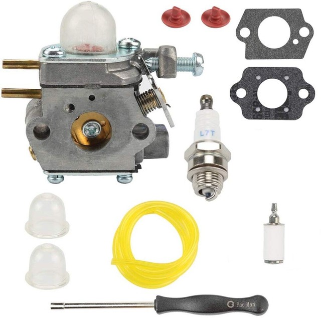 Carb Carburetor w Primer Bulb, MTD Craftsman 25cc TroyBilt TB32EC