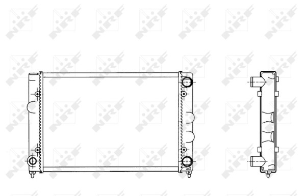 Radiateur de refroidissement NRF 509505 avec dissipation thermique optimisée OE 353121253AA