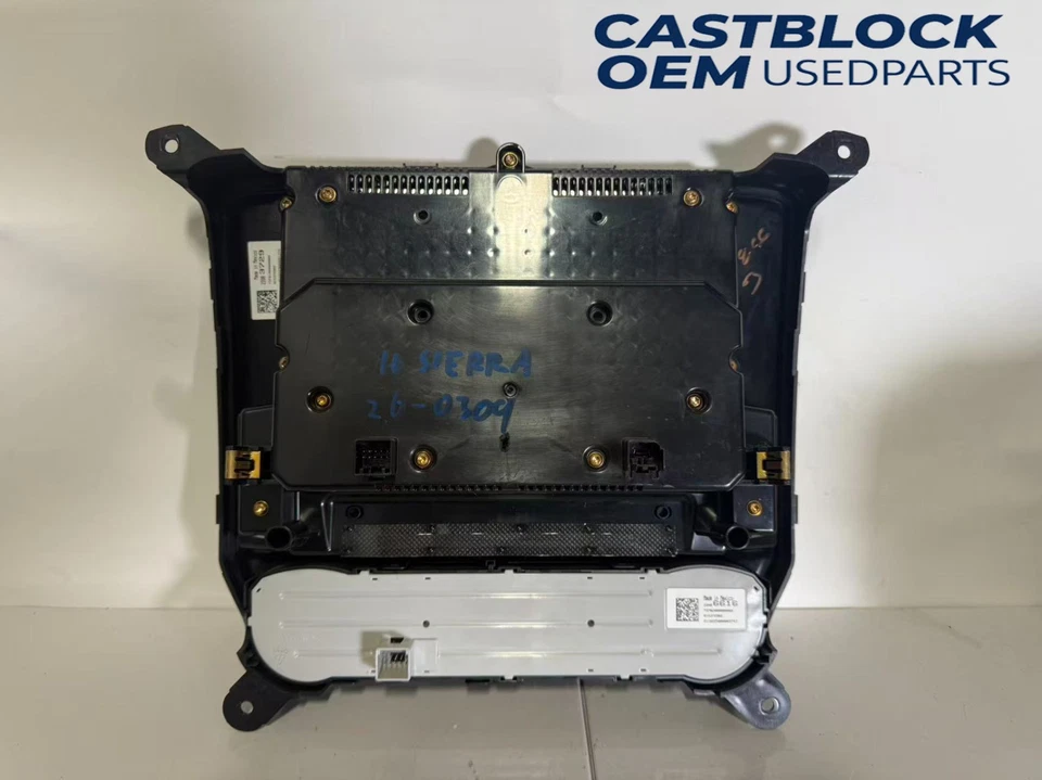 Fit 2014-2015 GMC Sierra Touch Screen Radio Control Panel 23383729 OEM - Image 4 of 4