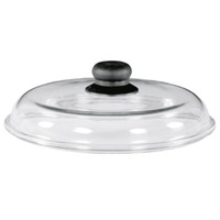 KrüGer Glasdeckel Mit Kunststoffknopf Ø26Cm, Klar/Schwarz