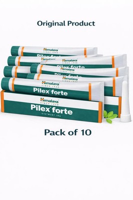 Himalaya Pilex Forte Ointment 30g Herbal Anal Care Support Pack of 10 Free ship