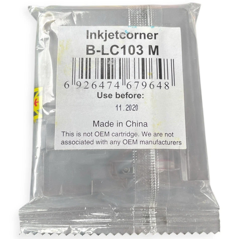 Magenta B-LC103M Ink Cartridge for Brother MFC-J4410DW J4510DW J4610DW XL SIZE - Image 2 of 2