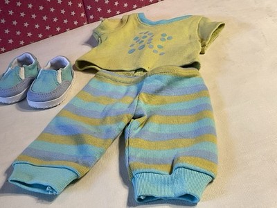 VTG BITTY BABY TWIN BOY ROLL & GO PARTIAL OUTFIT: SHIRT, PANTS, SHOES, NO DOLL