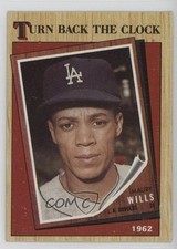 1987 Topps Turn Back the Clock Maury Wills #315 0q20