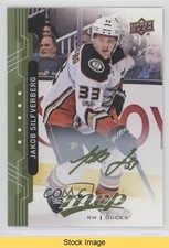 2018-19 Upper Deck MVP Green Script Jakob Silfverberg #54 READ fn5