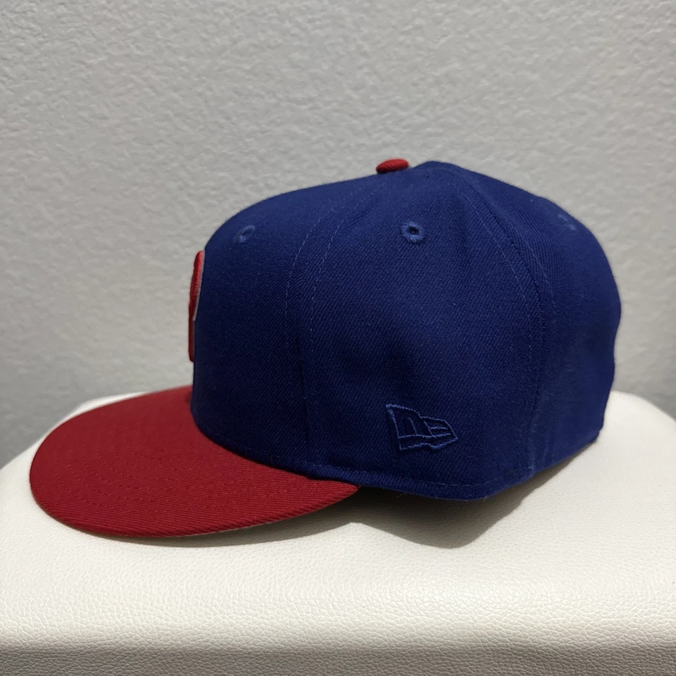 2008 WS Patch Philadelphia Phillies MLB Blue Fitted New Era Hat Cap Size 7 5/8 - Image 3 of 4