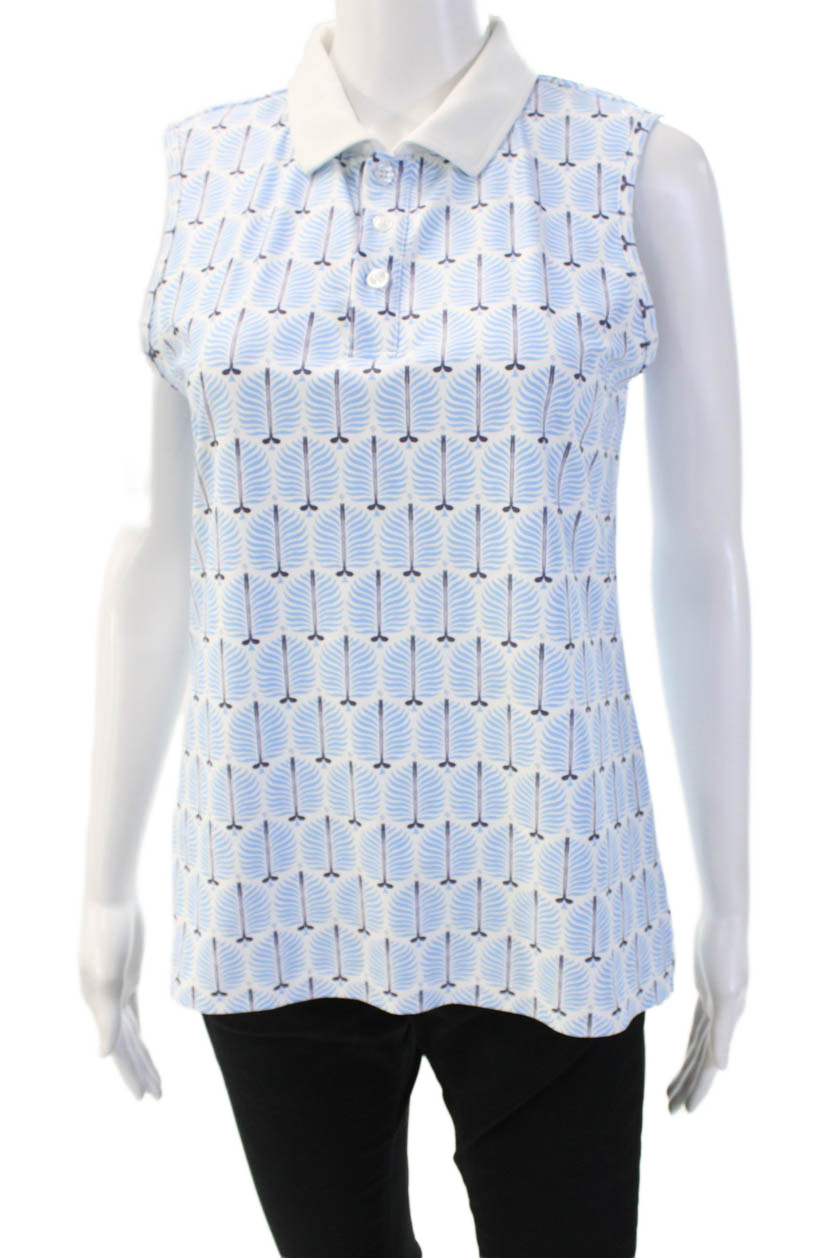 Designer Women Basic Polo Collared Sleeveless Lig… - image 1