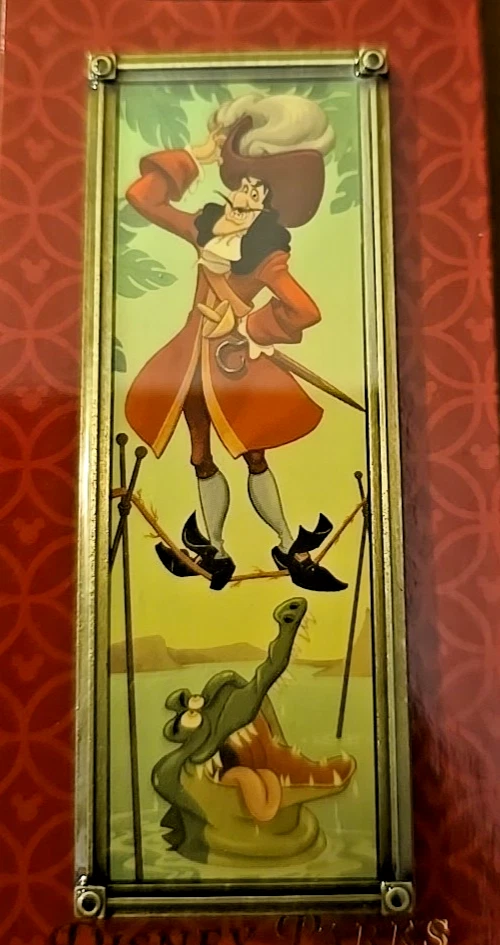 Disney Pin Haunted Mansion Stretching Portrait Captain Hook Tick Tock Croc 2014