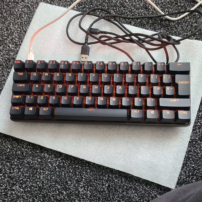 SteelSeries Apex Pro Mini Wired Mechanical Keyboard - Black, 60% Keyboard (BN1)