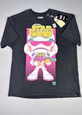 SDCC RSVLTS Men  s L Star Wars Stormtrooper Neon Graphic Tee Shirt NEW NWT