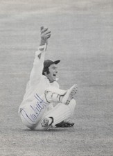 Alan KNOTT English Wicketkeeper Cricketer Signed Autograph Book Page + COA