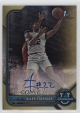 2021-22 Bowman U Chrome Prospect Gold Refractor 8/50 Allen Flanigan Auto 1i9