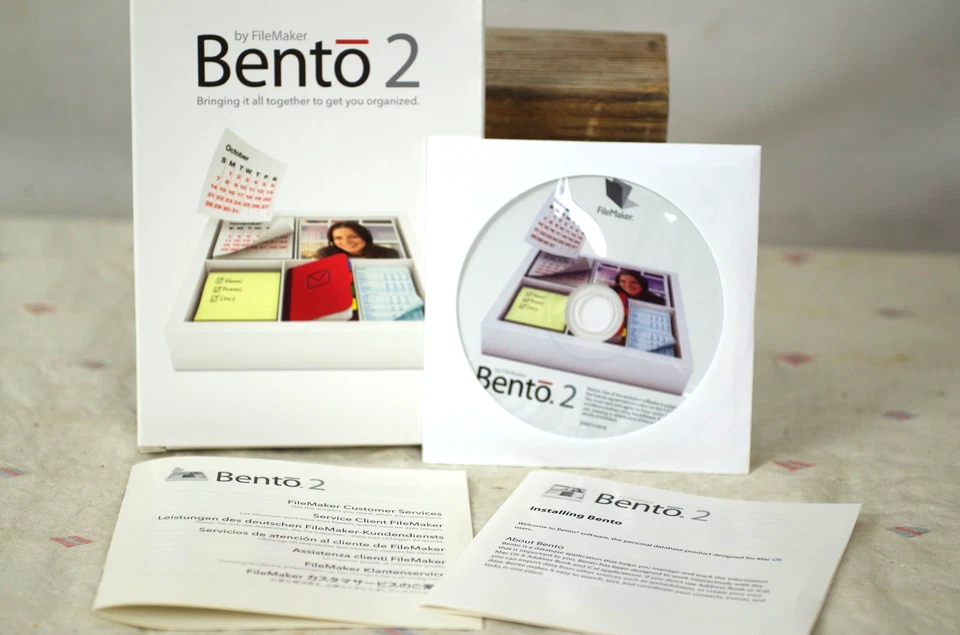 Bento 2 Software by FileMaker New Free Fast Shipping - Image 4 of 4