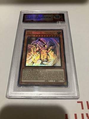 YuGiOh | DSG 10 | 1st Edition Winged Dragon of Ra Ghost Rare | PSA