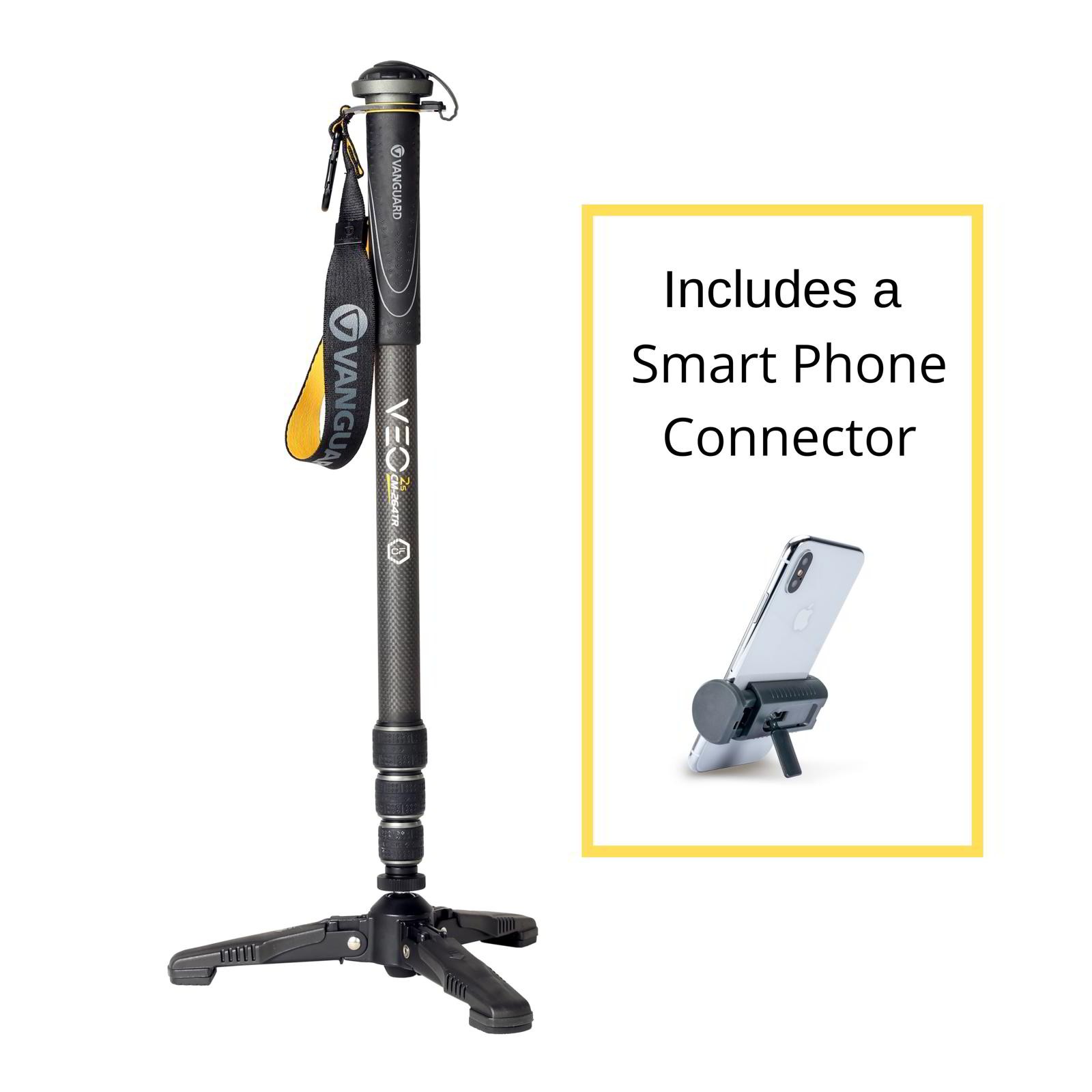 Vanguard VEO 2S CM-264TR Carbon Fibre Monopod With Legs