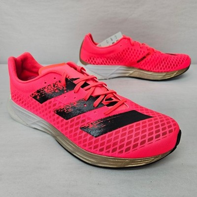 Adidas Adizero Pro M Running Shoes FW9240 Signal Pink Black Gold Men's Size 9