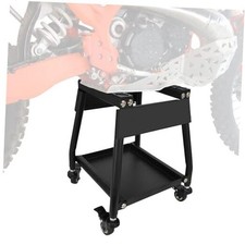 Dirt Bike Stand with Wheels,Detachable Motorcycle Lift Panel Stand Anti Slip