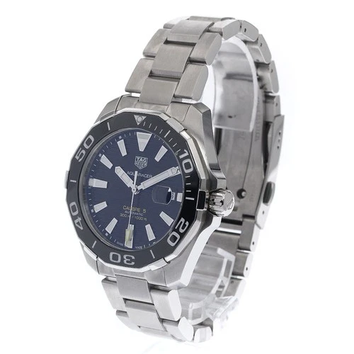 TAG HEUER WAY201A Aquaracer Caliber 5 Date Wristwatches Mens Stainless steel