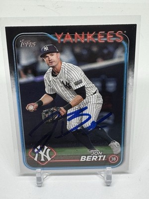 2024 Topps Update Series - Jon Berti #US124 New York Yankees SIGNED