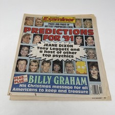 VINTAGE National Examiner December 25, 1990 , PREDICTIONS FOR 1991