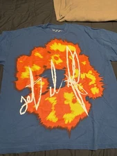 DENIM TEARS X Offset Set It Off #1 T-Shirt Blue FW23 SIZE XL EXTRA LARGE