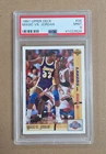 1991 Upper Deck Basketball Michael Jordan Magic Johnson Card #34 Graded PSA 9