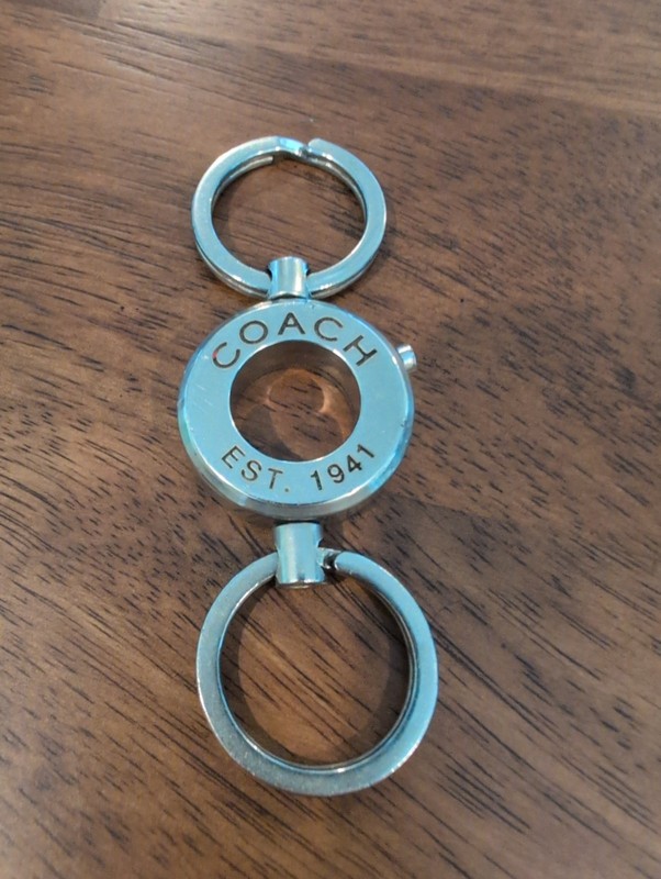 coach keychain Metal Valet