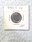 1936 S BUFFALO NICKEL VF  WITH MODERATE TONING LOOKS OUTSTANDING IN PERSON