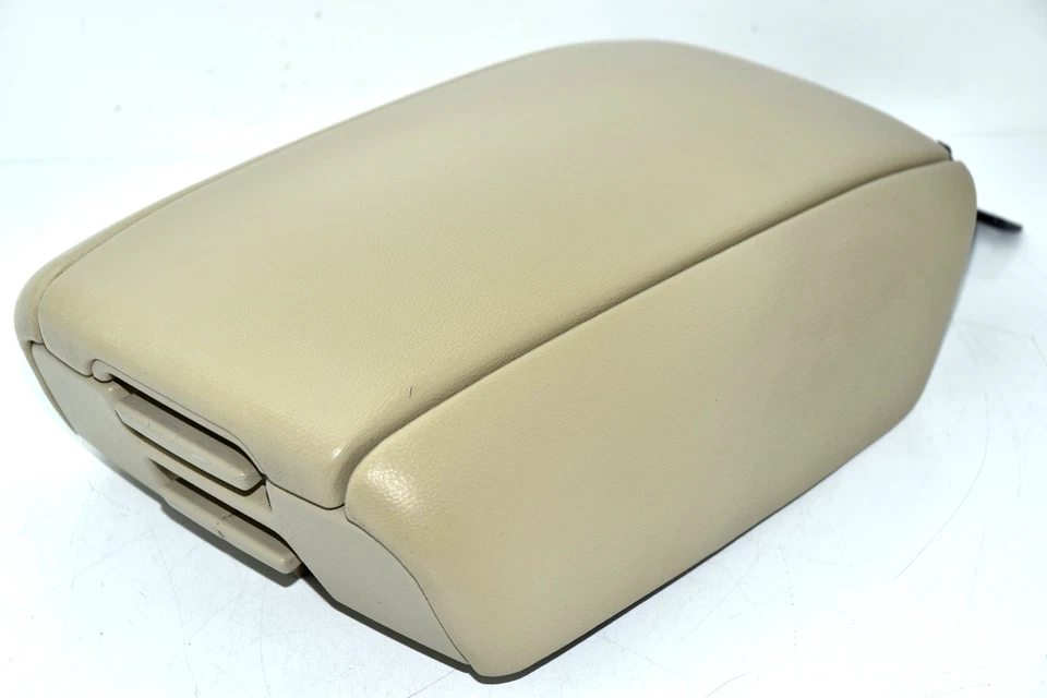 💎 Hyundai Azera 2007-2010 beige consola central cuero reposabrazos tapa conjunto OEM Foto 3 de 4