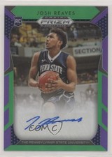 2019 Panini Prizm Draft Picks Purple & Green 17/199 Josh Reaves #114 Auto 02ur