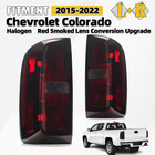 2015-2022 Chevrolet Colorado Red Smoked Conversion Tail Lights Pair Left + Right