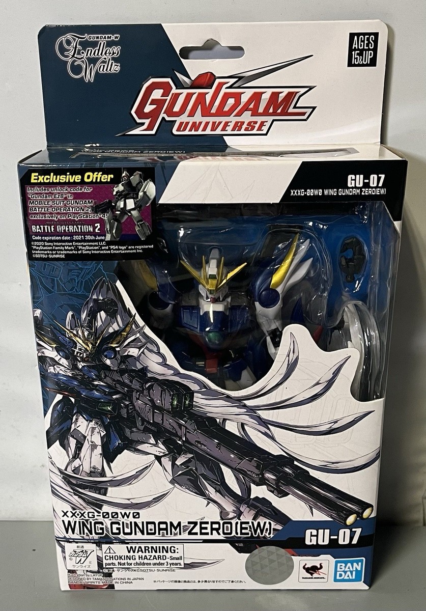 Gundam Universe xxxG-00W0 Wing Gundam Zero (EW) GU-07 Figure