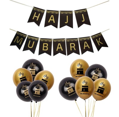Hajj Mubarak Dekoration set Party Ballons Girlande XXL