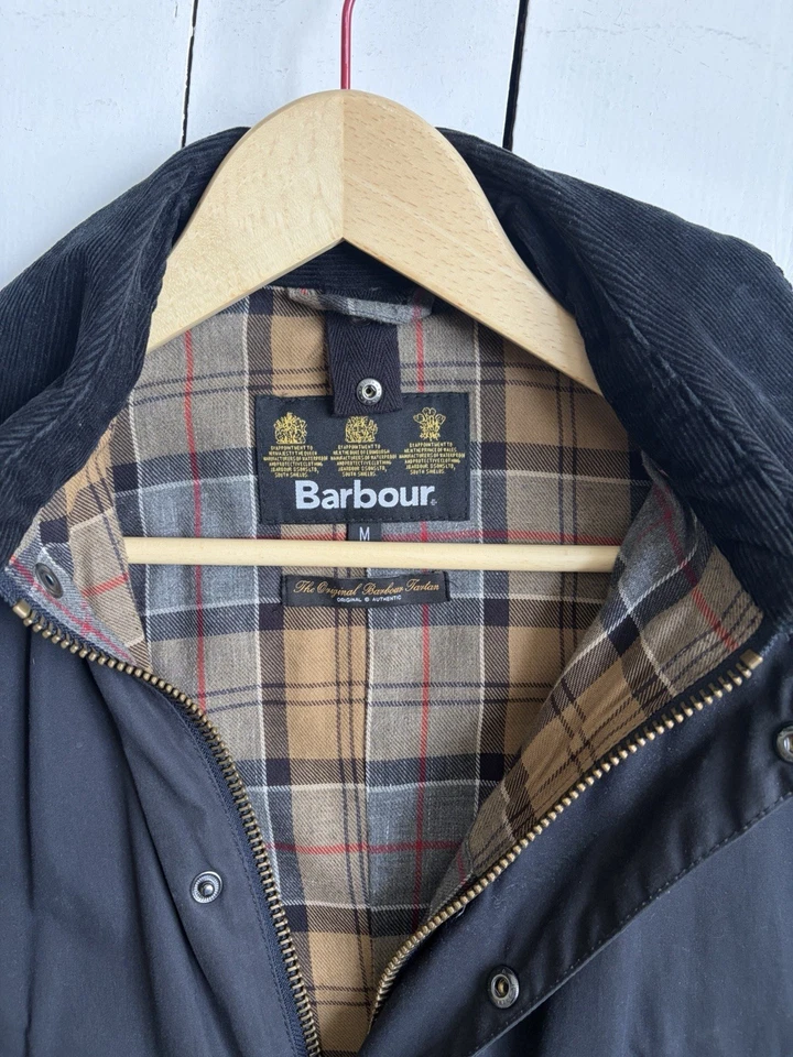 Barbour Ashby Wax Jacket Navy Large  MWX0339NY92, photo 2 of 5