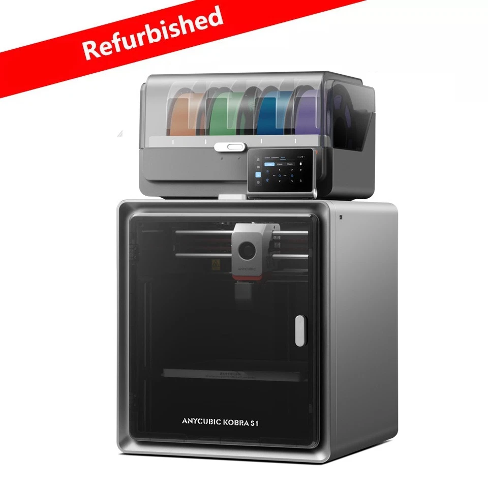 🔥Reconditionné à 70%🔥ANYCUBIC Kobra S1 Combo Imprimante 3D FDM CoreXY Multicol