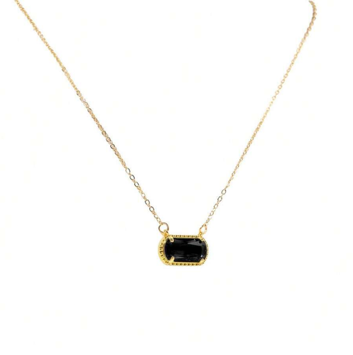 Gemstone Birthstone Pendant Layered Necklace for Women Jewelry Trendy Chain Gift - Picture 22 of 32