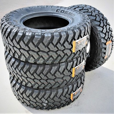 4 Tires Cosmo Mud Kicker LT 255/75R17 Load C 6 Ply MT M/T Mud
