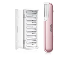 Dermaplaning Tool for Women Pink- Facial Exfoliation & Peach Fuzz Hair Removal w