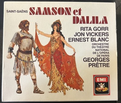 Saint-Saëns : Samson Et Dalila (CD) VERY GOOD - BOX SET W/ SLIP CVR + BOOK