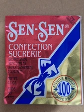 Sen-sen mints licorice breath freshener one packet of sen-sens